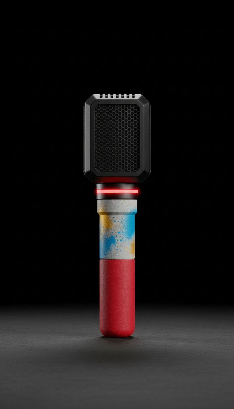Handheld Microphone with Urban Grip