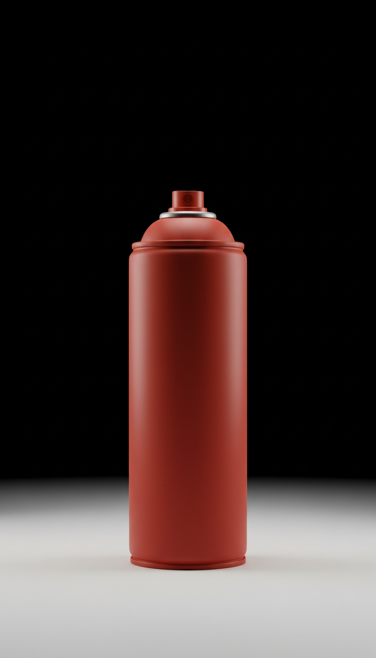 Survivor Red Spray-Paint Can Prop